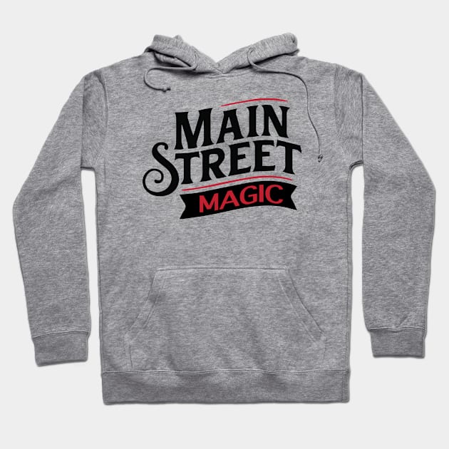 Main Street Magic Old School Logo Hoodie by Main Street Magic